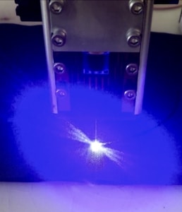 Laserzuschnitt in unserer Polsterei Kempten